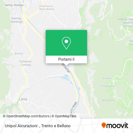 Mappa Unipol Aicurazioni .