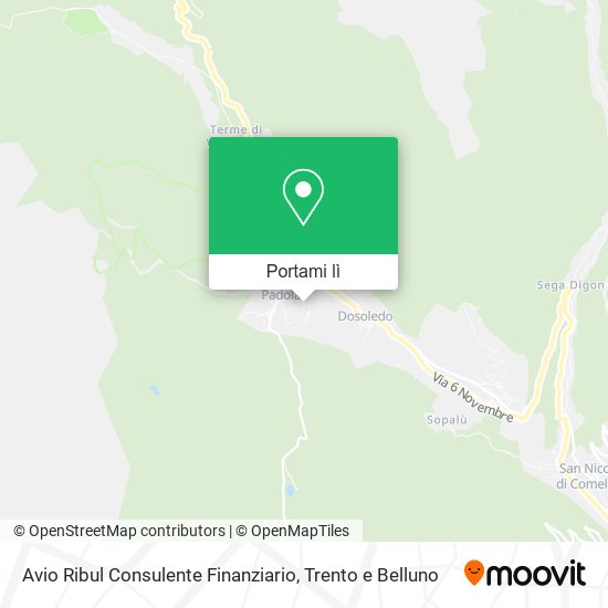 Mappa Avio Ribul Consulente Finanziario