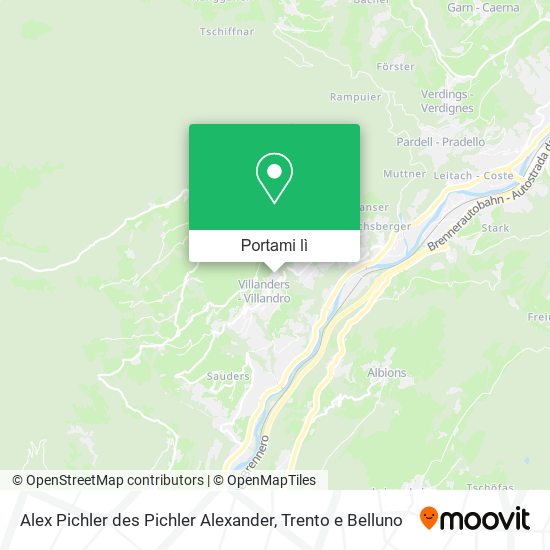 Mappa Alex Pichler des Pichler Alexander