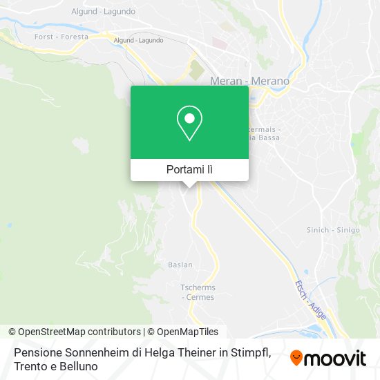 Mappa Pensione Sonnenheim di Helga Theiner in Stimpfl