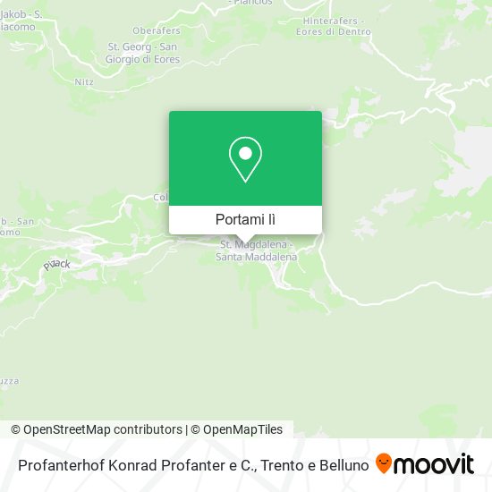 Mappa Profanterhof Konrad Profanter e C.