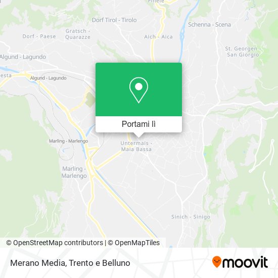 Mappa Merano Media