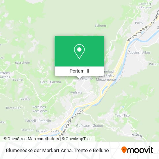 Mappa Blumenecke der Markart Anna