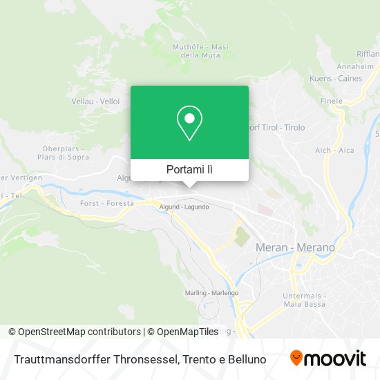 Mappa Trauttmansdorffer Thronsessel