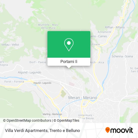 Mappa Villa Verdi Apartments