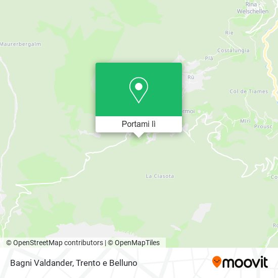Mappa Bagni Valdander