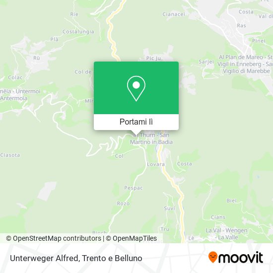 Mappa Unterweger Alfred