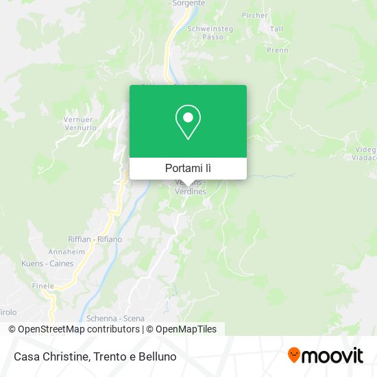 Mappa Casa Christine