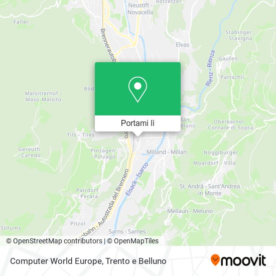 Mappa Computer World Europe