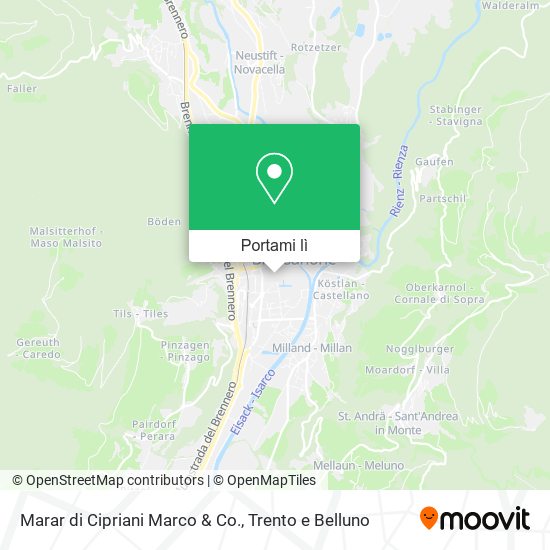 Mappa Marar di Cipriani Marco & Co.