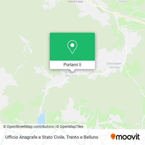 Mappa Ufficio Anagrafe e Stato Civile