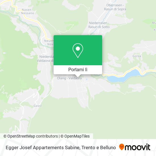 Mappa Egger Josef Appartements Sabine