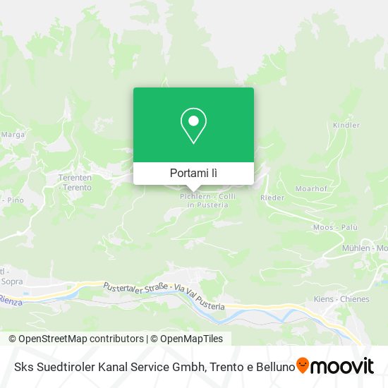 Mappa Sks Suedtiroler Kanal Service Gmbh