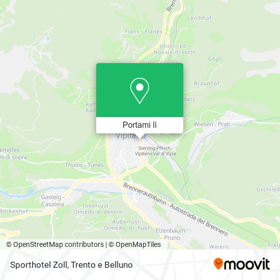 Mappa Sporthotel Zoll