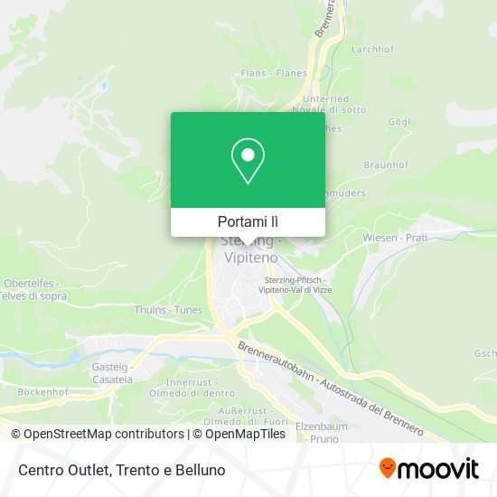 Mappa Centro Outlet