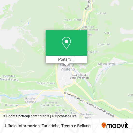 Mappa Ufficio Informazioni Turistiche