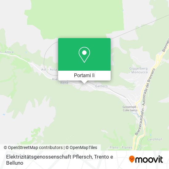 Mappa Elektrizitätsgenossenschaft Pflersch