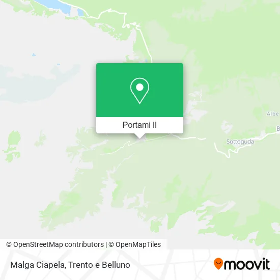 Mappa Malga Ciapela
