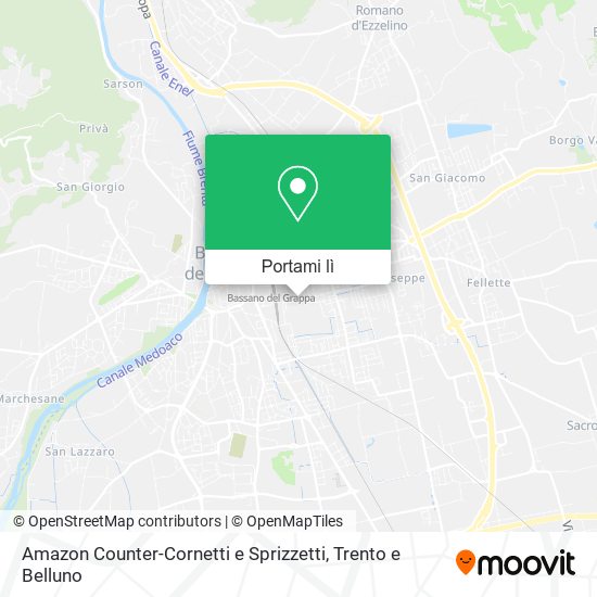 Mappa Amazon Counter-Cornetti e Sprizzetti