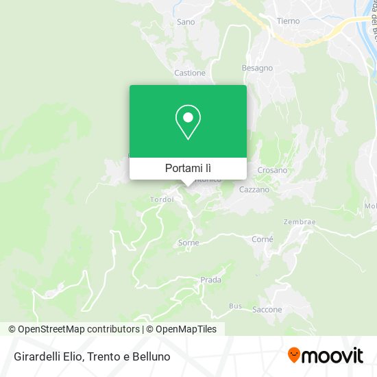 Mappa Girardelli Elio
