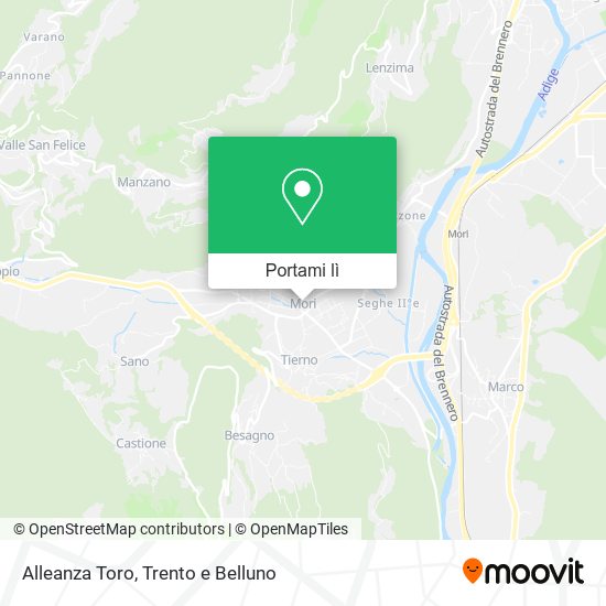 Mappa Alleanza Toro