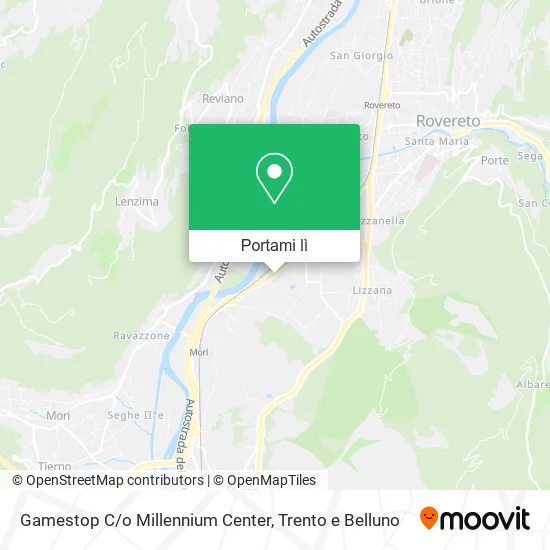 Mappa Gamestop C/o Millennium Center