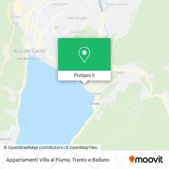 Mappa Appartamenti Villa al Fiume