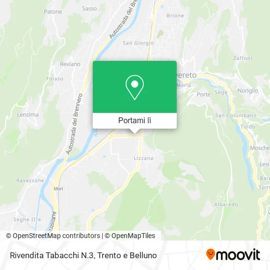 Mappa Rivendita Tabacchi N.3