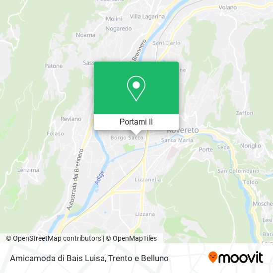 Mappa Amicamoda di Bais Luisa