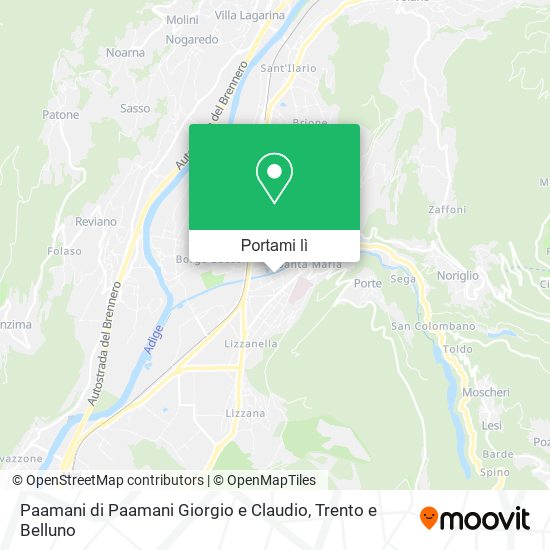 Mappa Paamani di Paamani Giorgio e Claudio