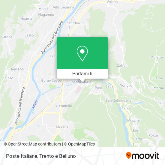 Mappa Poste Italiane