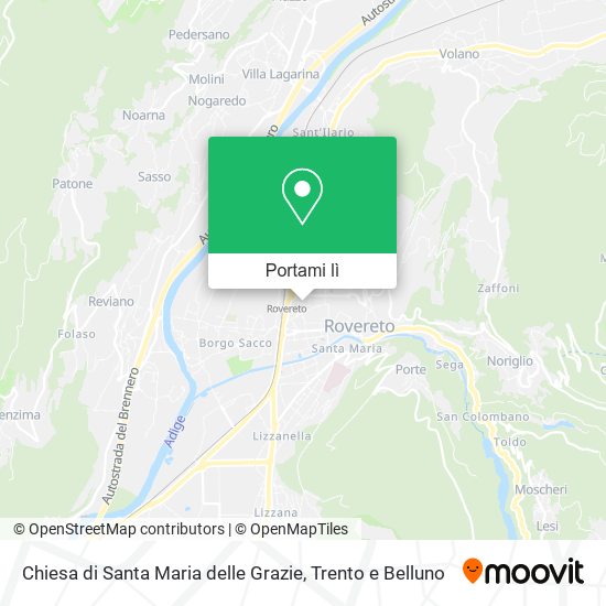 Mappa Chiesa di Santa Maria delle Grazie
