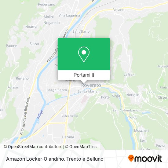 Mappa Amazon Locker-Olandino