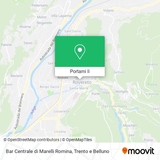 Mappa Bar Centrale di Marelli Romina