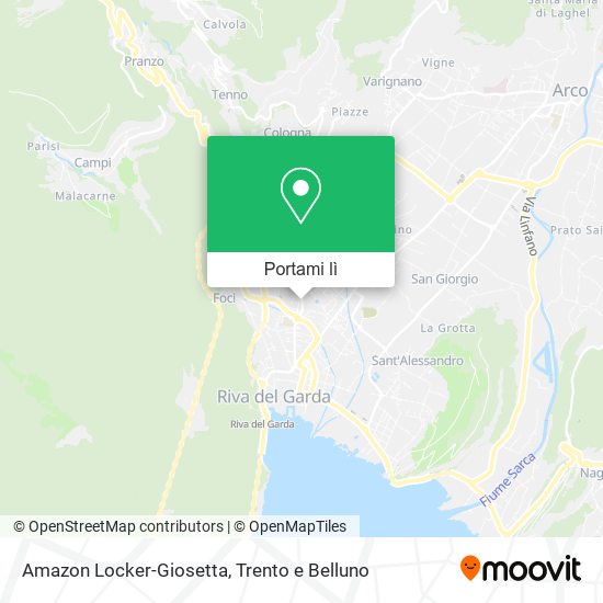 Mappa Amazon Locker-Giosetta