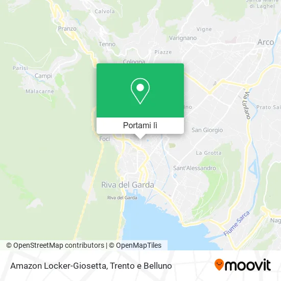 Mappa Amazon Locker-Giosetta