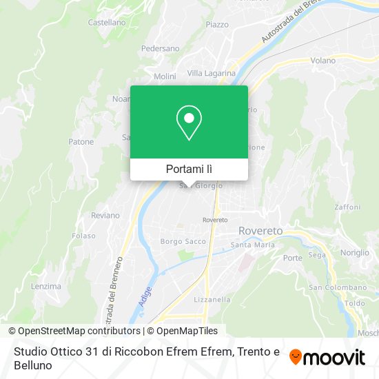 Mappa Studio Ottico 31 di Riccobon Efrem Efrem