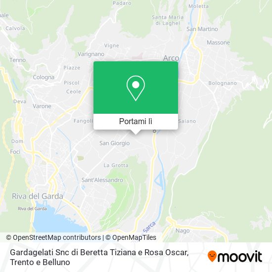 Mappa Gardagelati Snc di Beretta Tiziana e Rosa Oscar