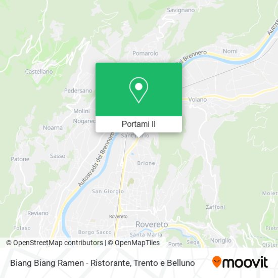 Mappa Biang Biang Ramen - Ristorante
