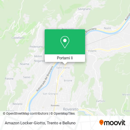 Mappa Amazon Locker-Giotto