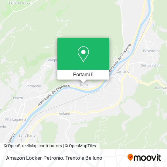 Mappa Amazon Locker-Petronio