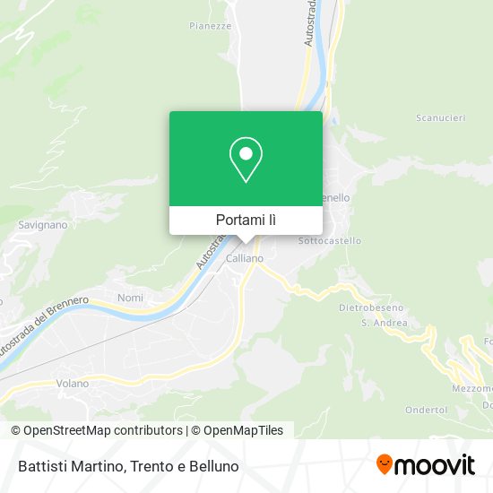 Mappa Battisti Martino