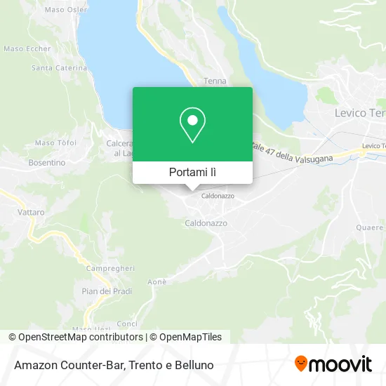 Mappa Amazon Counter-Bar