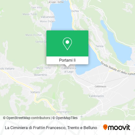 Mappa La Ciminiera di Frattin Francesco