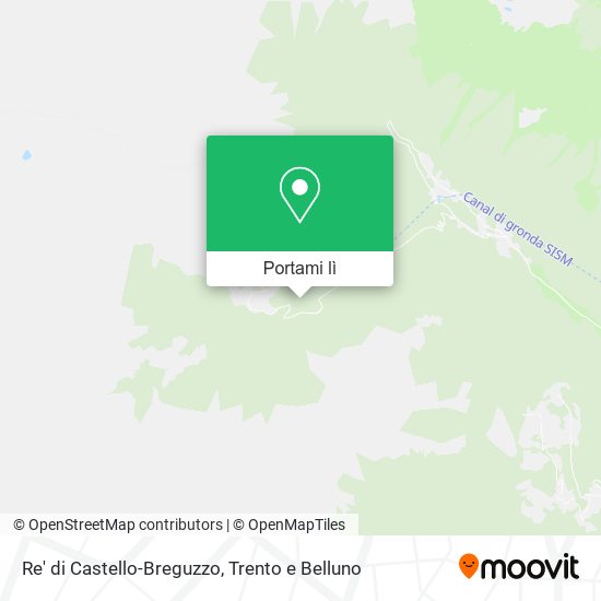Mappa Re' di Castello-Breguzzo