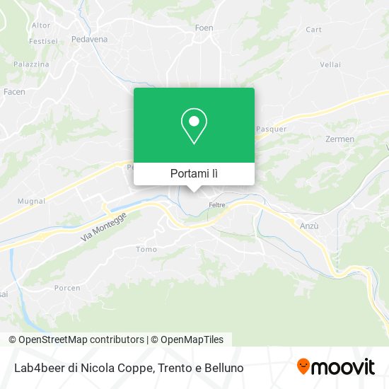 Mappa Lab4beer di Nicola Coppe