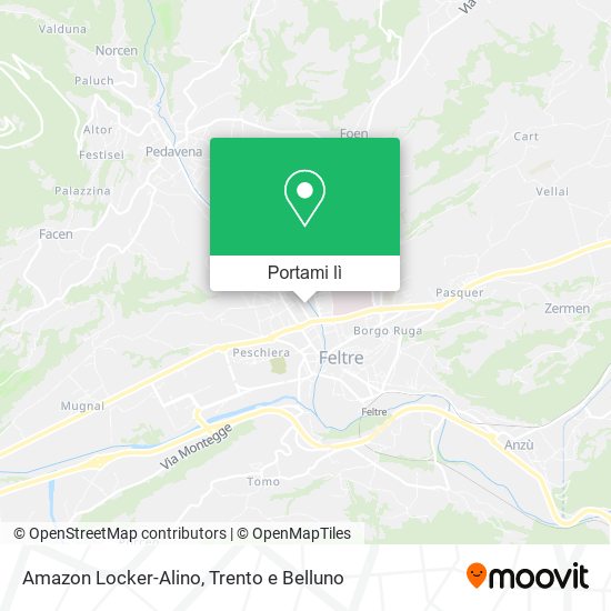 Mappa Amazon Locker-Alino