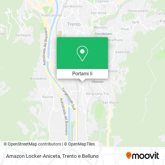 Mappa Amazon Locker-Aniceta