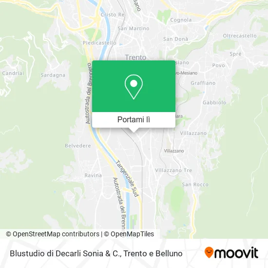 Mappa Blustudio di Decarli Sonia & C.
