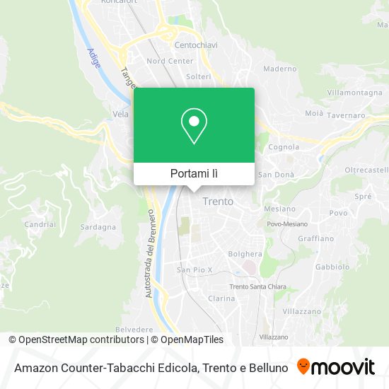 Mappa Amazon Counter-Tabacchi Edicola